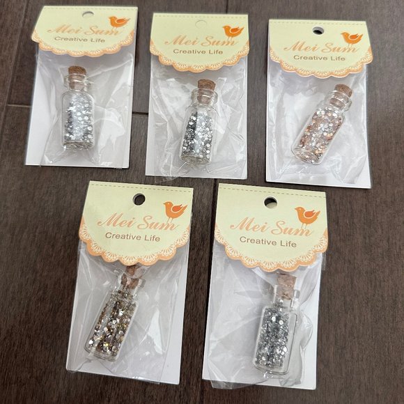 Art Supply Sparkles x 5 | Nail Art Glitters | Glitter Art Crafts - Picture 2 of 3